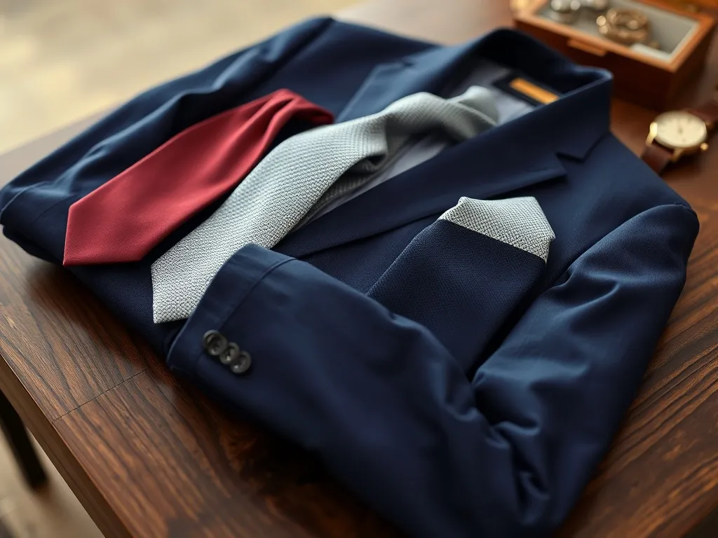 Jaki krawat do granatowego garnituru? Najlepsze wybory