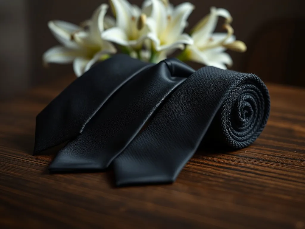 Jaki krawat na pogrzeb wybrać?